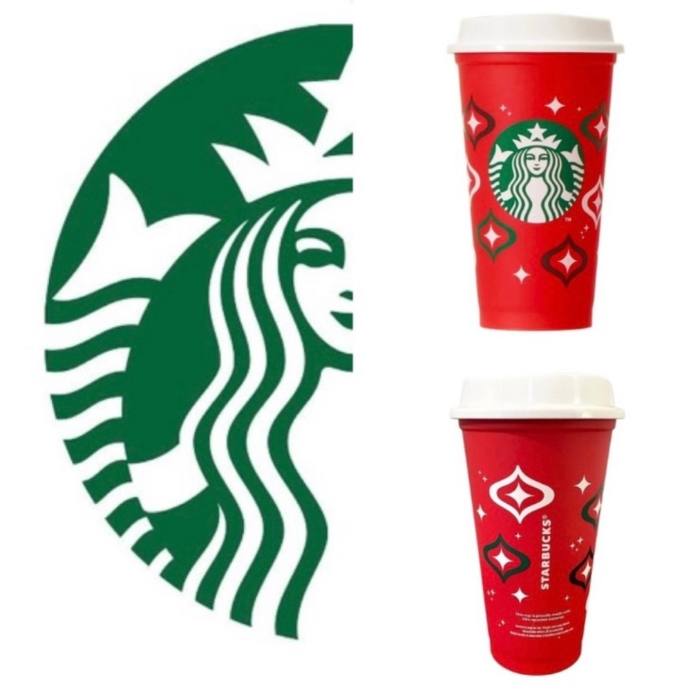 Starbucks Christmas Red Reusable Hot Cold Cup Limited Edition - Picture 2 of 14